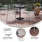 Flash Furniture Silver All-Weather Armless Steel Dining Chair, 2PK 2-XU-CH-10318-SIL-GG - alternate 5